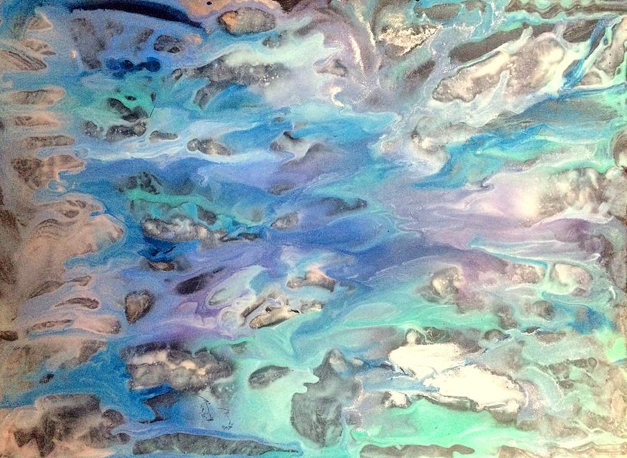 Undertow Painting by Christine Johanns