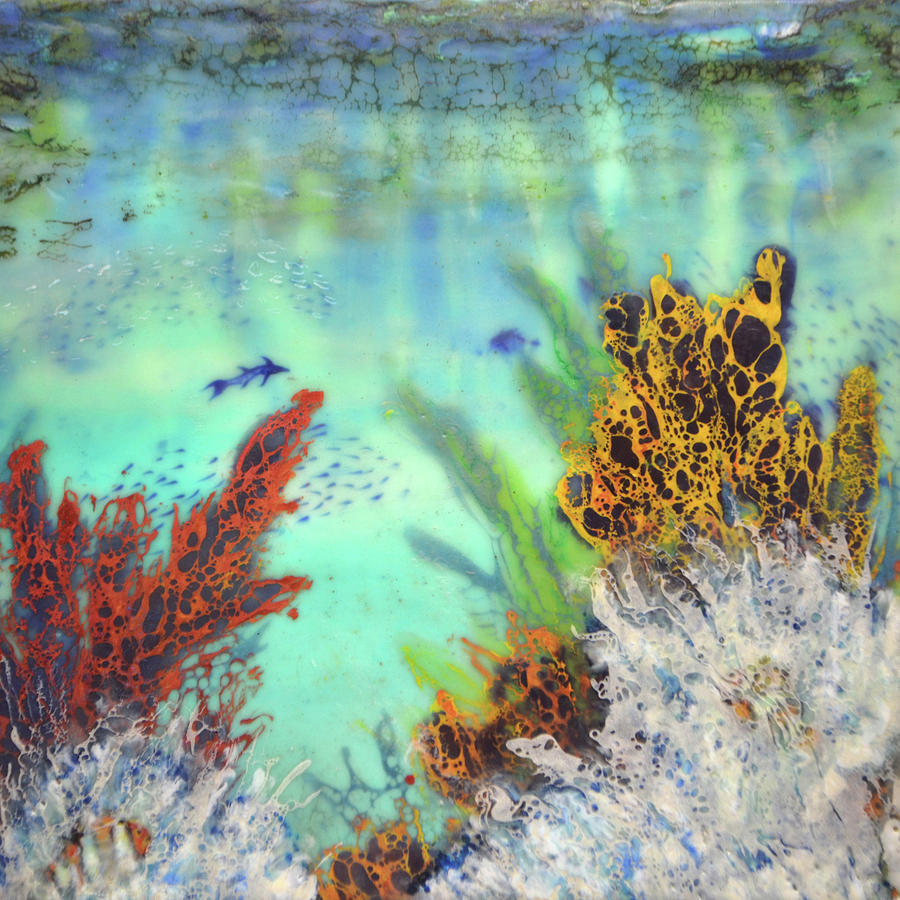Underwater #2 Painting by Jennifer Creech