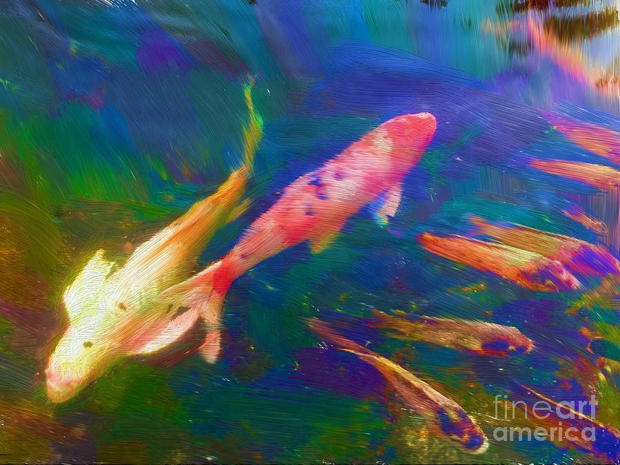 Fish Digital Art - Underwater Beauty by Karen Nicholson