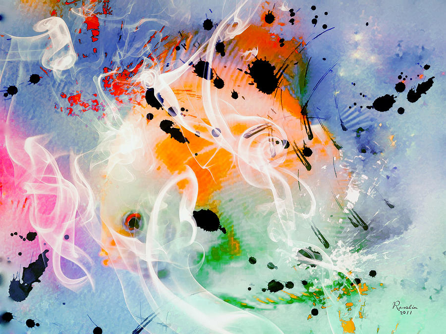 Fish Painting - Underwater Fantasy by Rosalina Atanasova Fish Painting - Underwater Fantasy by Rosalina Atanasova