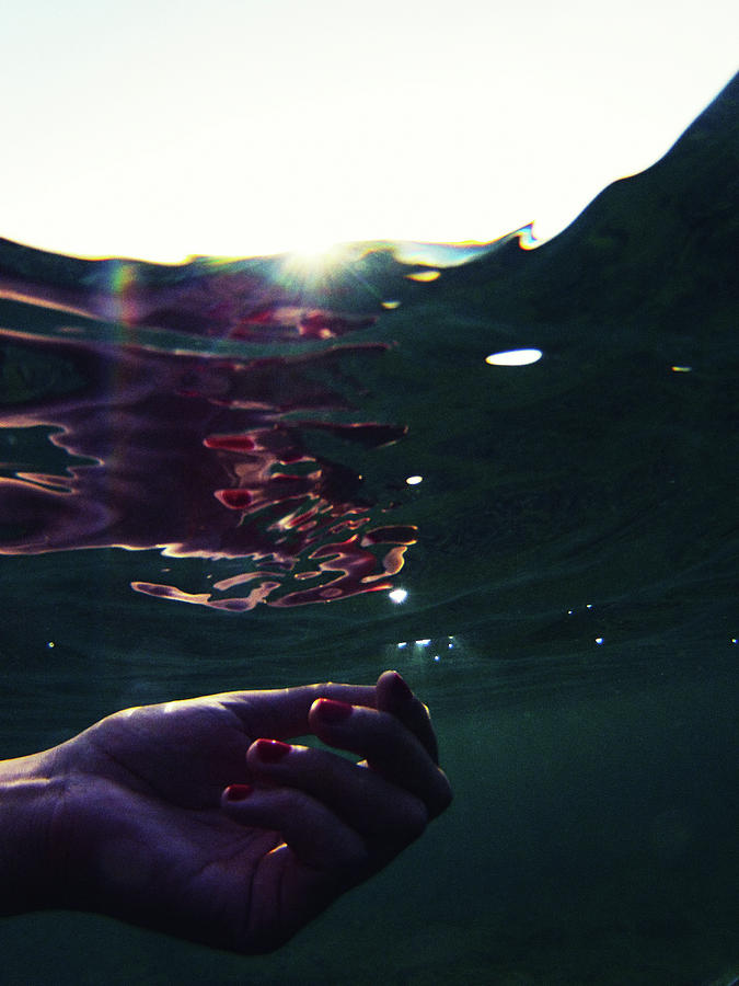 Underwater Hand Photograph by Gemma Silvestre