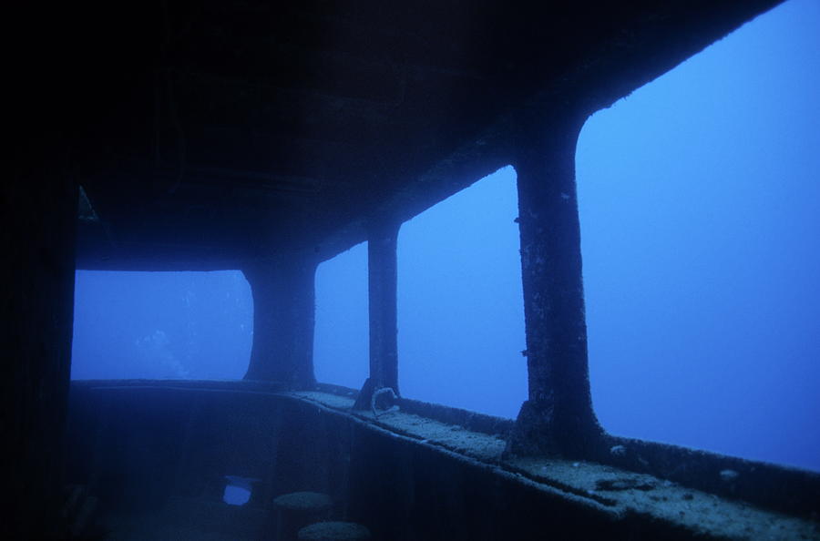 Nature Photograph - Underwater remains of the Toho Shipwreck by Sami Sarkis