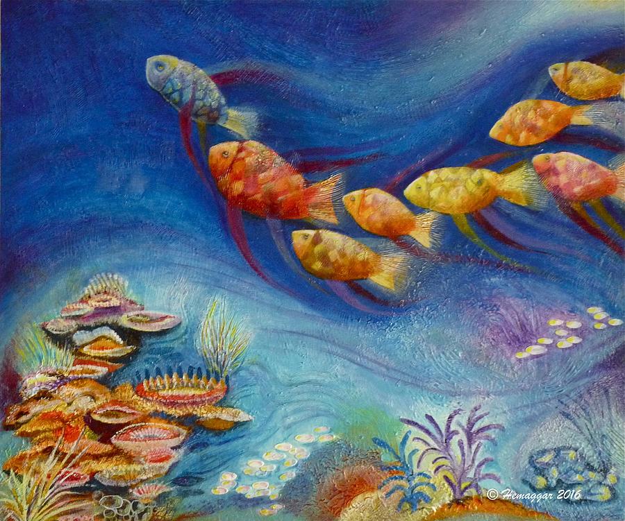Nature Painting - OceanWorld by Hemu Aggarwal