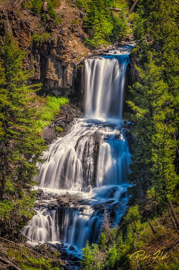 Undine Falls Photograph by Rikk Flohr