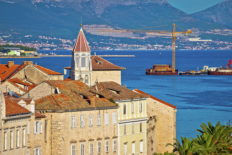 UNESCO town of Trogir waterfront and architecture view Photograph by Brch Photography