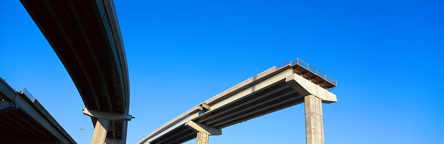 Transportation Photograph - Unfinished Freeway Ramp by Panoramic Images