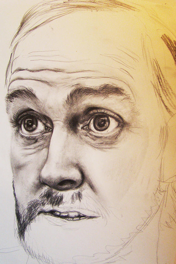 Unfinished John Cleese Drawing By Serenity Baumer