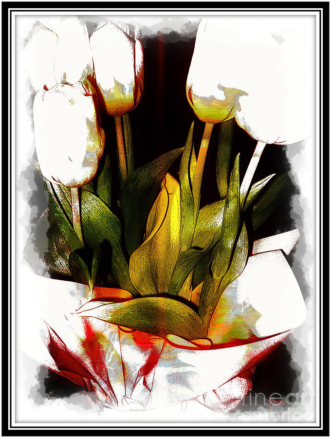 Flower Photograph - Unfinished Tulips by Joseph Welsh