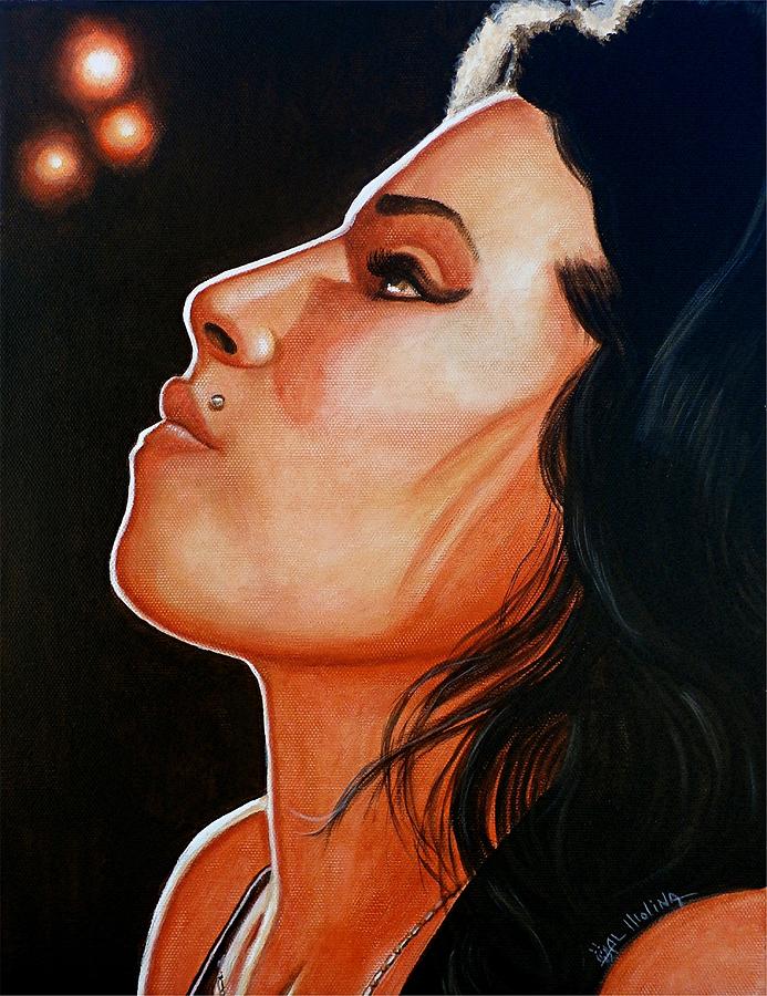 Unforgettable Amy Painting by Al  Molina