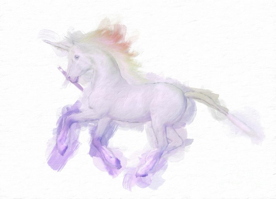 Unicorn By Mary Bassett Painting