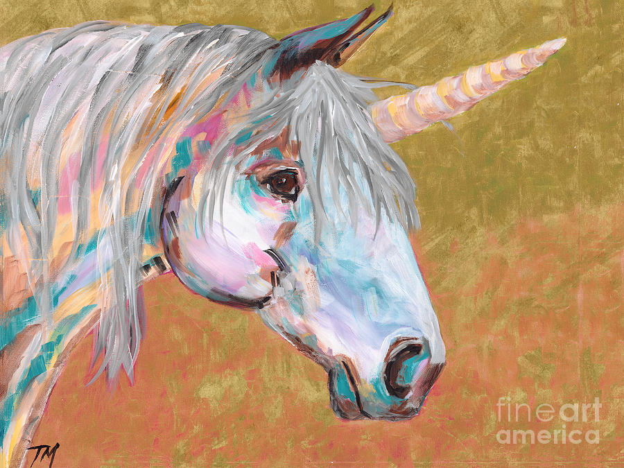 Unicorn Painting - Unicorn II by Tracy Miller