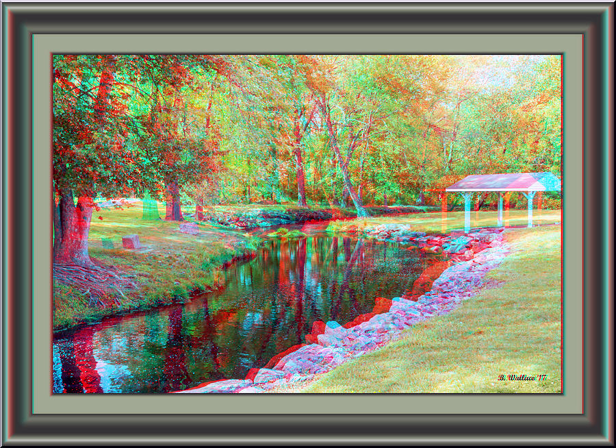 Unicorn Stream - Use Red-Cyan 3D Glasses Photograph by Brian Wallace