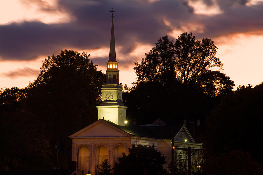 Union Baptist Church - Mystic CT Photograph by Kirkodd Photography Of New England