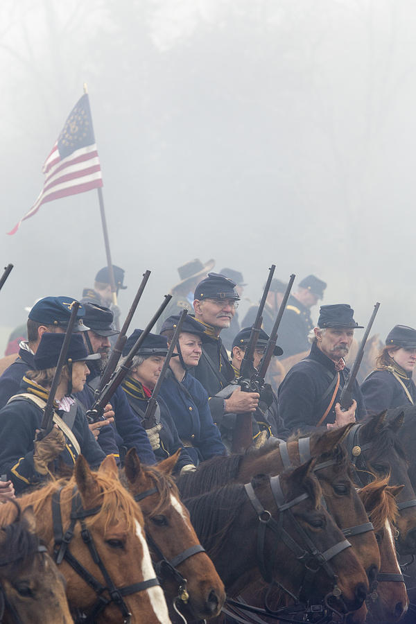 Union Cavalry Photograph by Alan Raasch