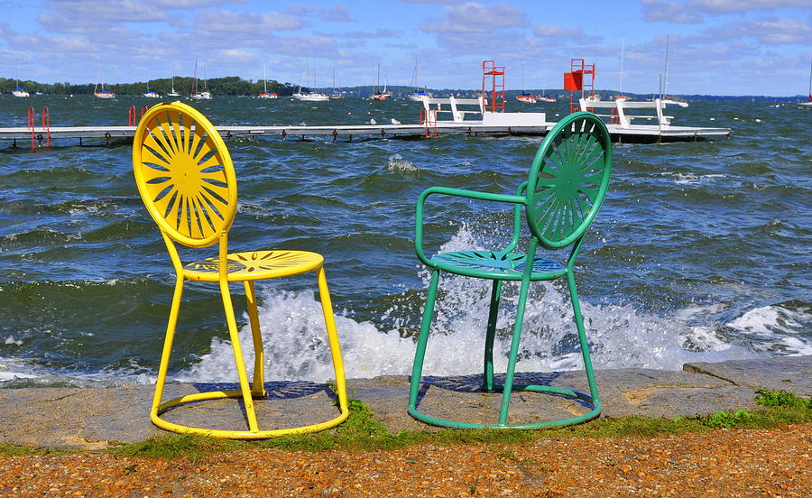 Madison Photograph - Union Chairs by Melanie Guest