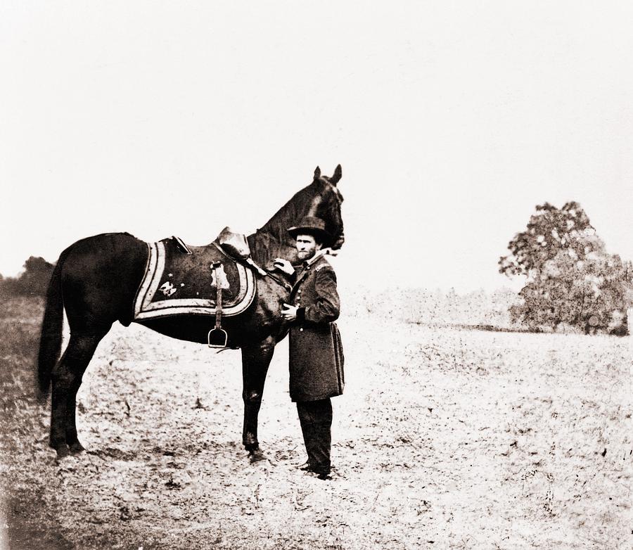 Portrait Photograph - Union General Ulysses S. Grant by Everett