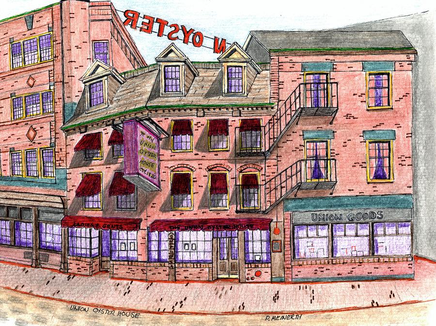Union Osyter House Boston Drawing by Paul Meinerth