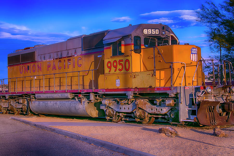 Train Photograph - Union Pacific 9950 by Garry Gay