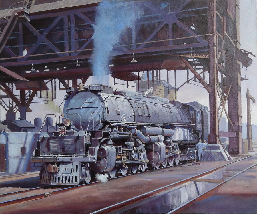 Union Pacific Big Boy Painting by Mike Jeffries