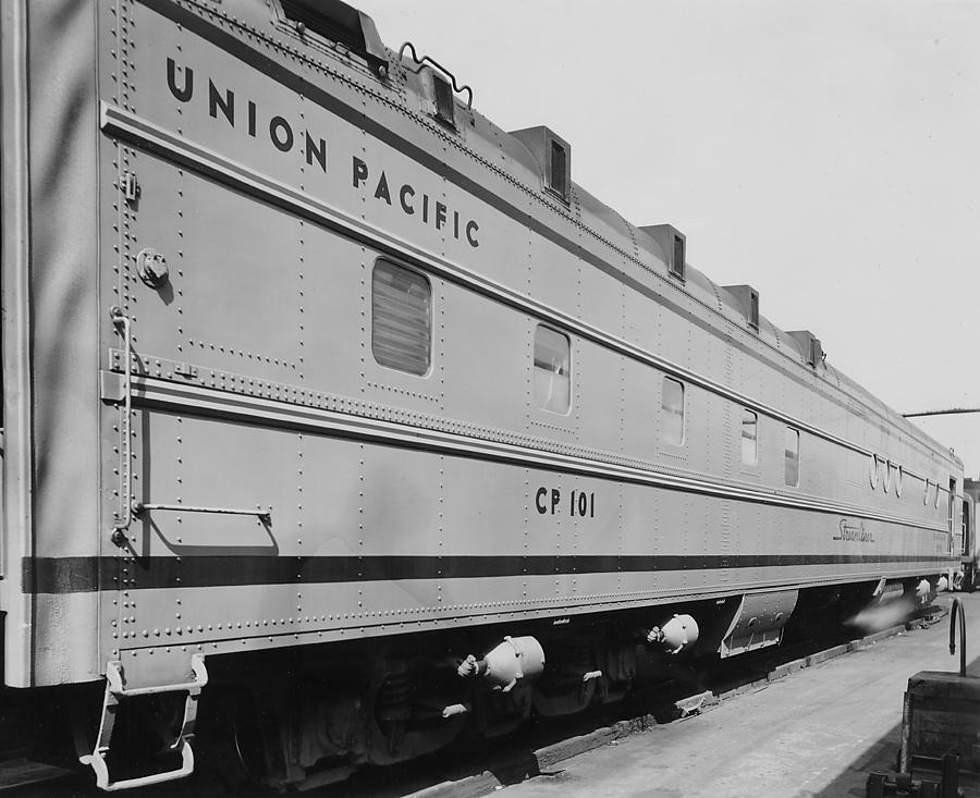 Union Pacific Car Photograph by Chicago and North Western Historical Society