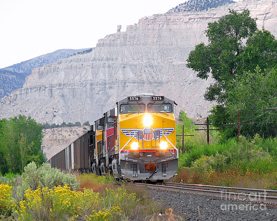 Union Pacific Coal Train Photograph by Malcolm Howard