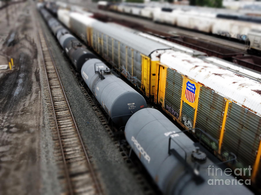 Union Pacific Rail Yard Pocatello Idaho Photograph by Lane Erickson