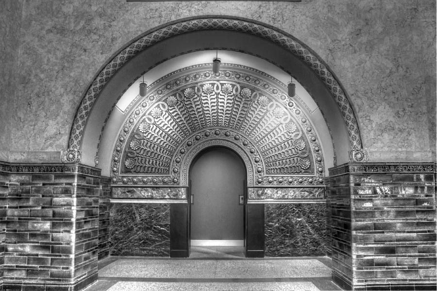 Union Station architectural detail door archway Photograph by Jane Linders