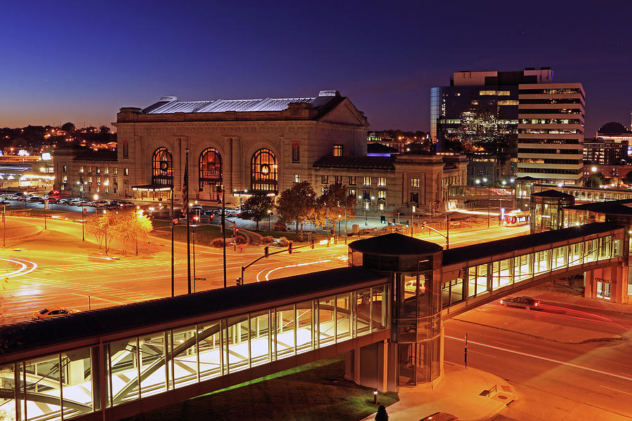 Union Station At Night Photograph by Christopher McKenzie