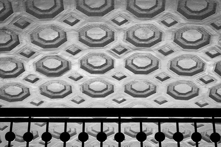 Union Station Ceiling - Black and White #2 Photograph by Stuart Litoff