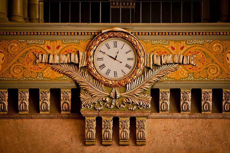 Union Station Clock Photograph by David Coblitz