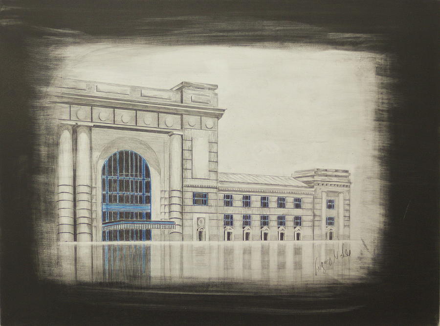 Union Station - East Wing Drawing by Gregory Lee