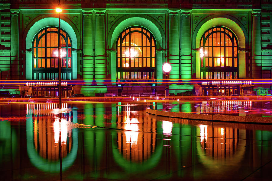 Union Station Irish Reflections - Kansas City Missouri Photograph by Gregory Ballos