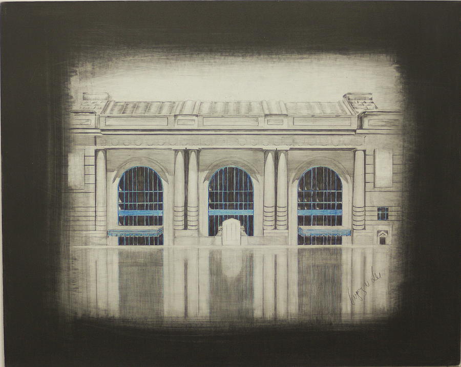Union Station - Main Drawing by Gregory Lee