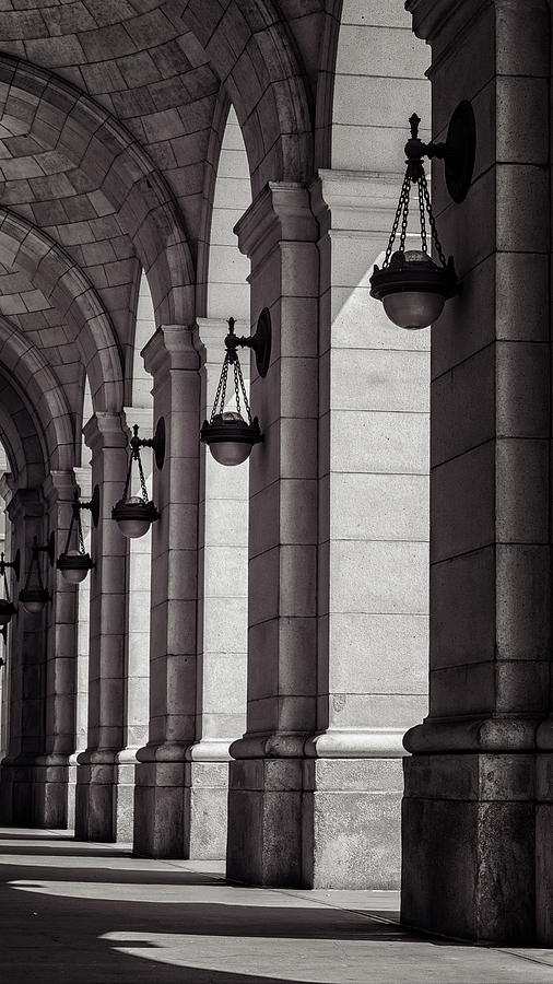 Union Station Washington Dc Light And Shadow Photograph