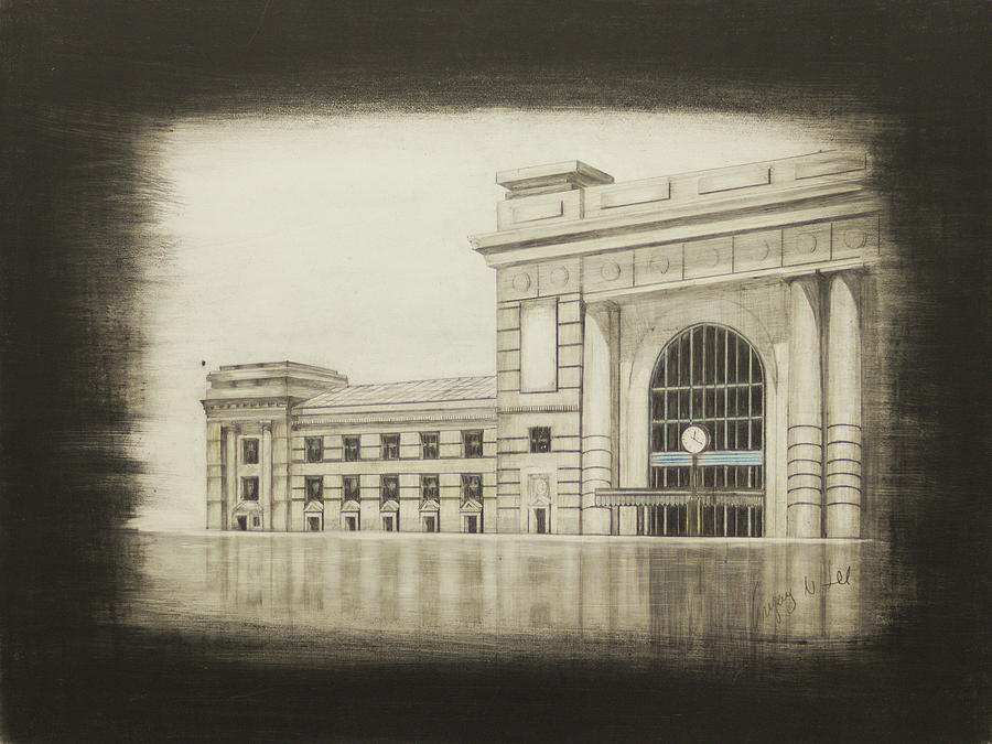 Union Station - West Wing Drawing by Gregory Lee