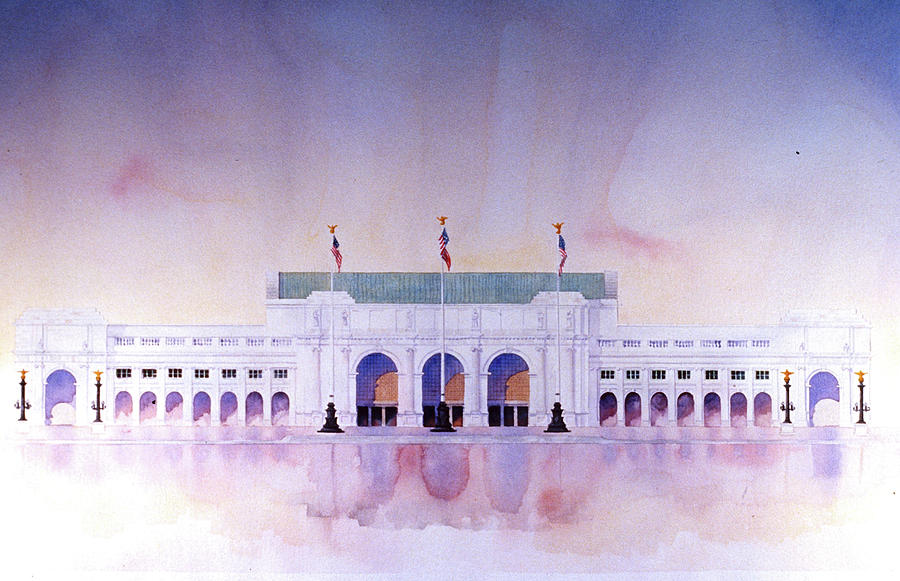 Union Station Painting by William Renzulli