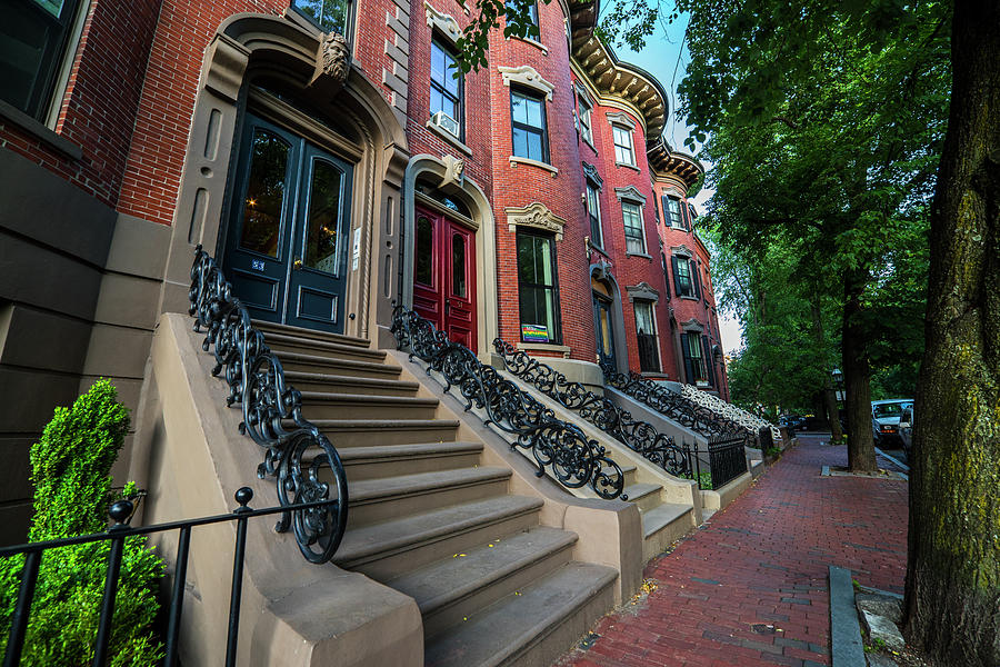 Union Street South End Union Park Browstones Boston MA Photograph by ...