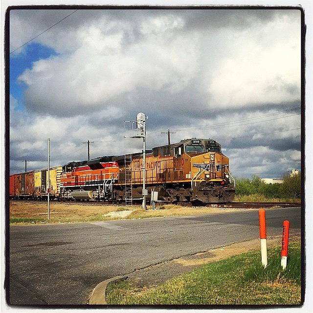 Train Photograph - #unionpacific #railroad #train by Alexis Fleisig