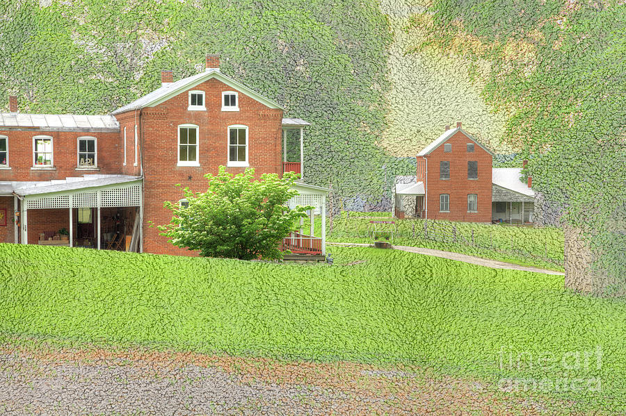 Hdr Digital Art - Uniontown Missouri by Larry Braun Hdr Digital Art - Uniontown Missouri by Larry Braun