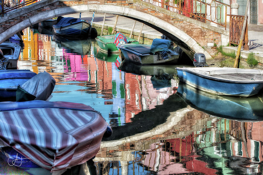 Boat Photograph - Unique Burano by John Hoey