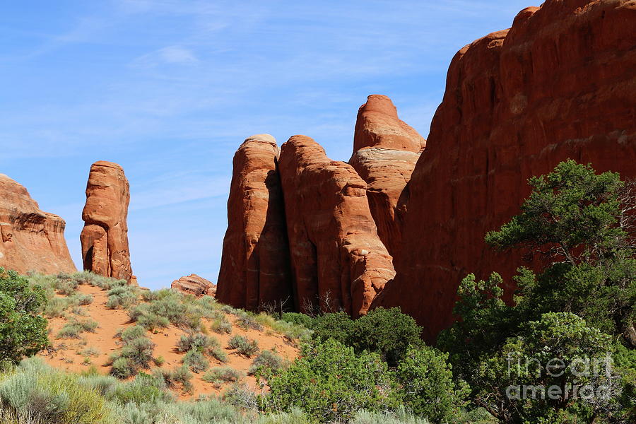 Unique Rockformation - Arches National Park Photograph by Christiane Schulze Art And Photography