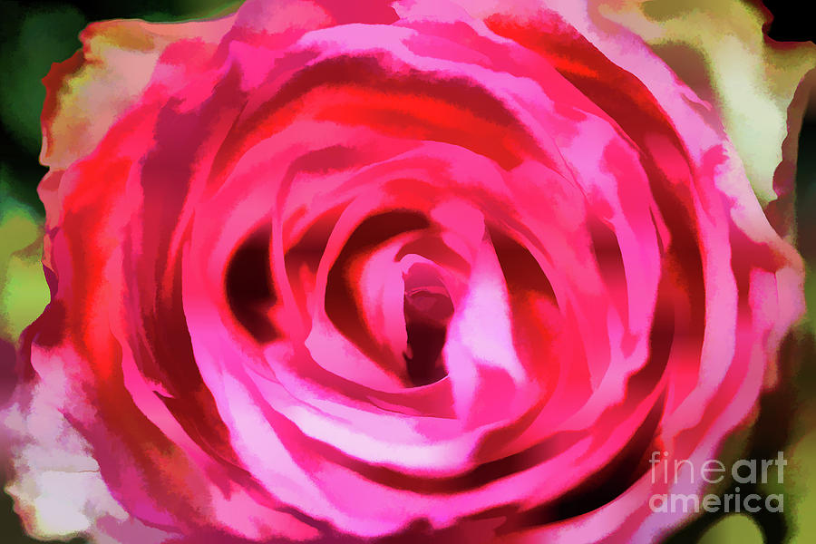 Unique Rose Digital Art by Rick Bragan
