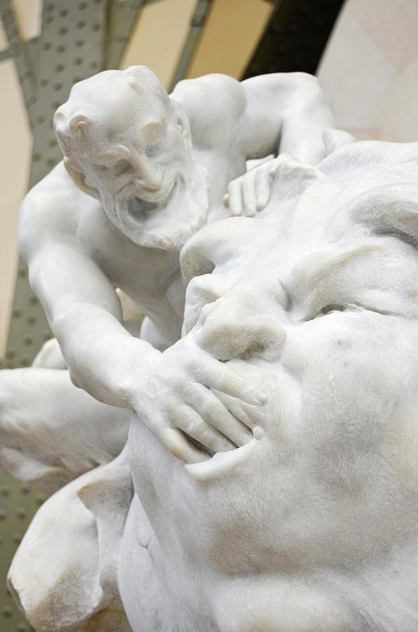Uniquely Expressive Marble Sculpture as Seen at Orsay Museum Paris France Photograph by Shawn OBrien