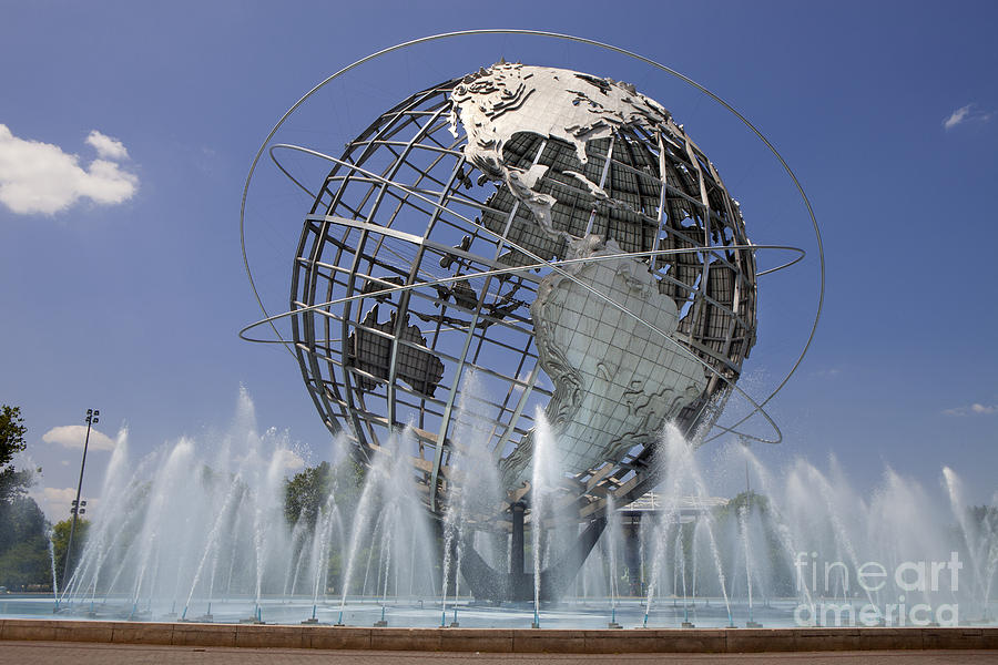 Unisphere globe in  Queens - New York Photograph by Anthony Totah