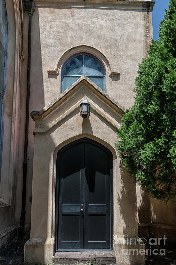 Unitarian Church Door Photograph