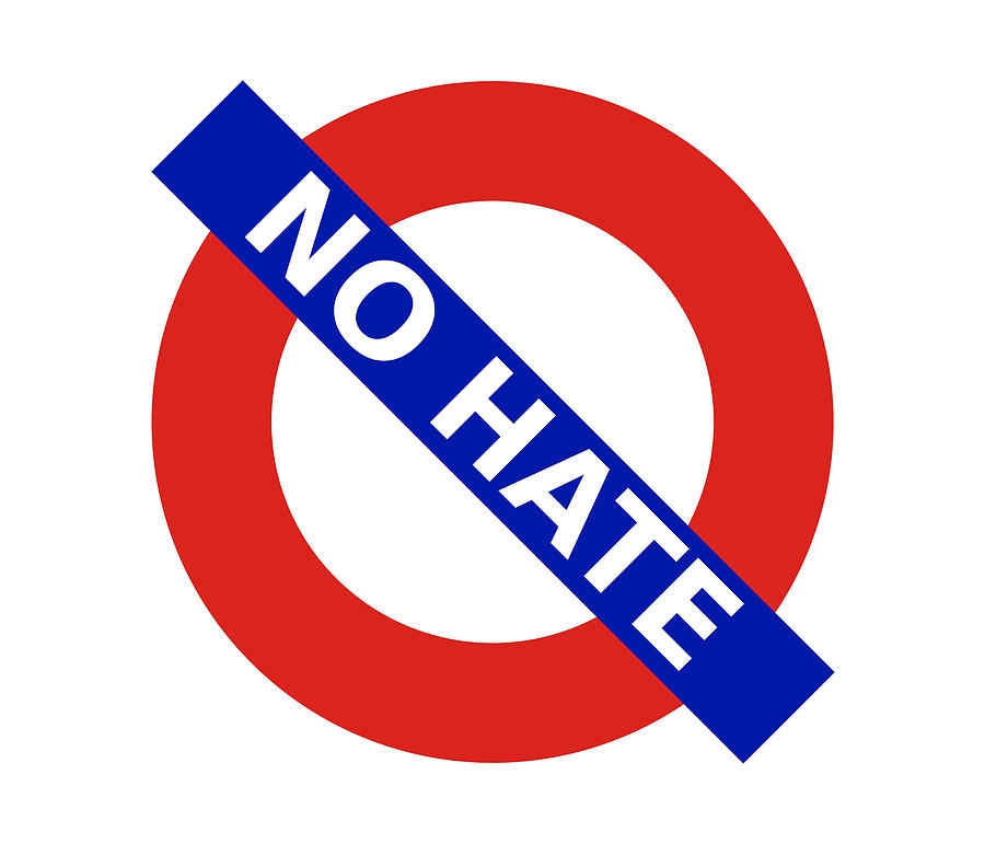United Britain - No Hate Digital Art by Richard Reeve