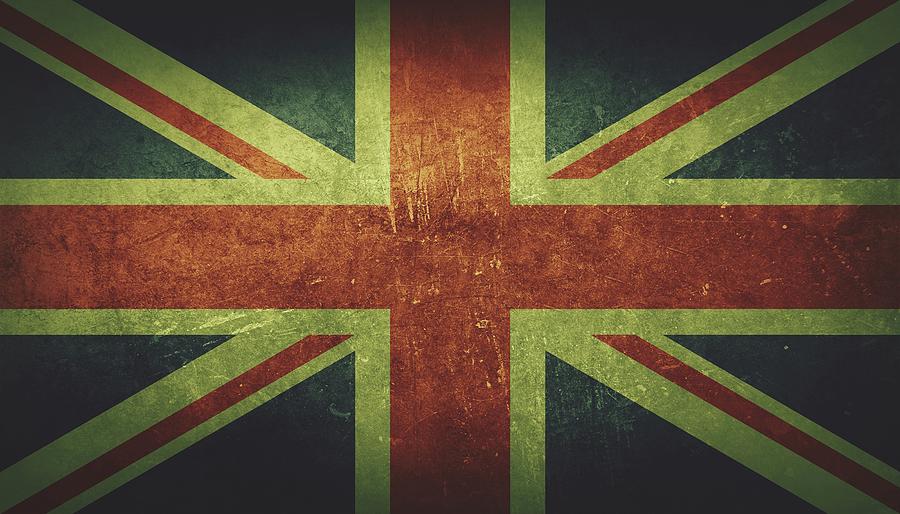 United Kingdom Distressed Flag Dehner Painting by David Dehner