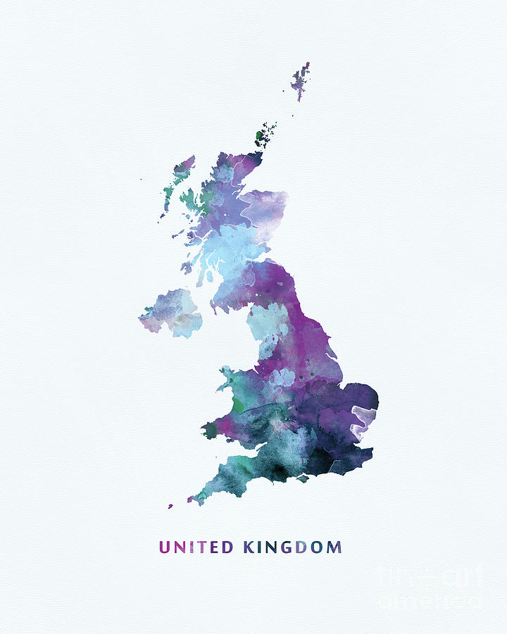 London Mixed Media - United Kingdom by Monn Print