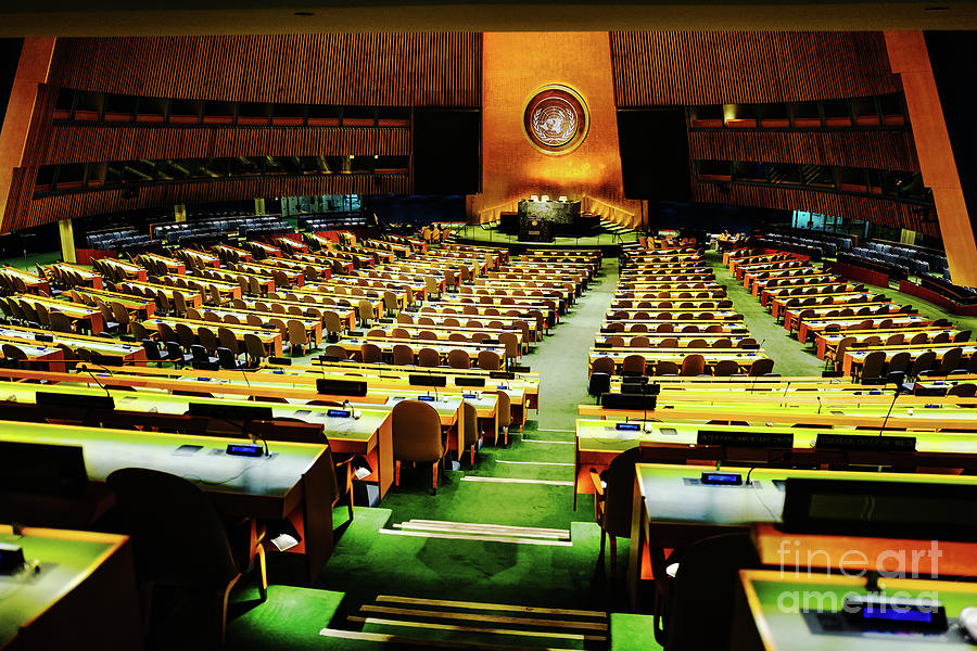 United Nations General Assembly Photograph by M G Whittingham
