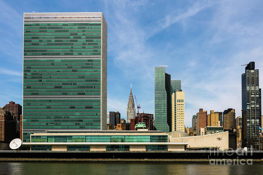 United Nations Skyline Photograph by Thomas Marchessault